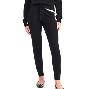 White + Warren womens large black 100% 
Cashmere Jogger lounge Pants